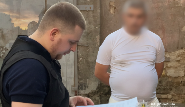 Arrest of lieutenant in Odessa