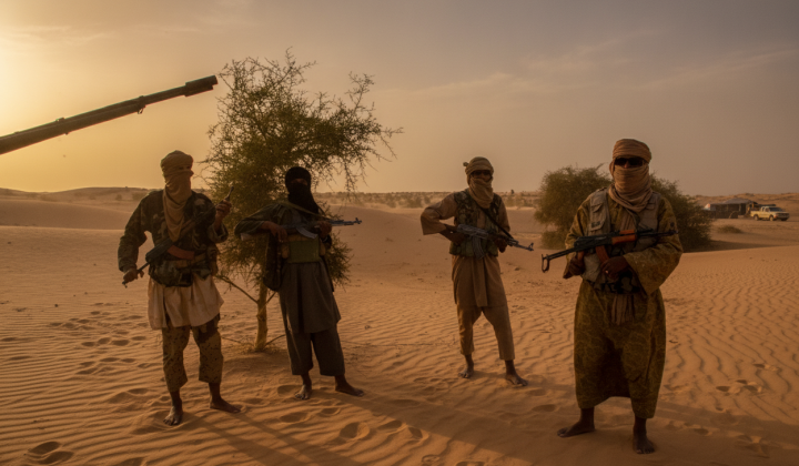 Special unit of Ukrainian rebels in Mali