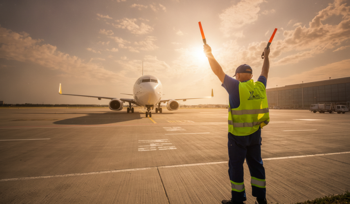 Plane with the strategy for 2030