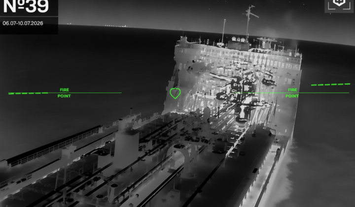 Ukrainian drones strike Russian ships