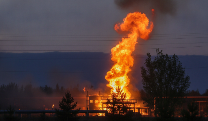 Russian drone targeting critical infrastructure