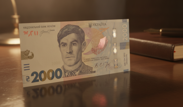 Банкнота 2000 грн з Миколою Стусом