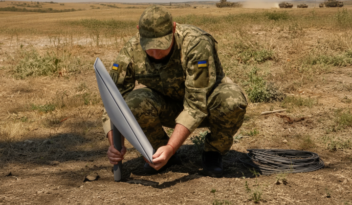 Ukrainian Armed Forces physically destroy Russian EW systems to disrupt Starlink