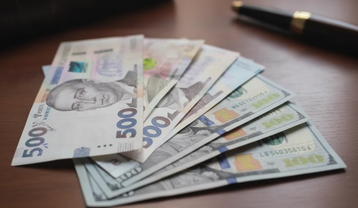Графік курсу долара та євро