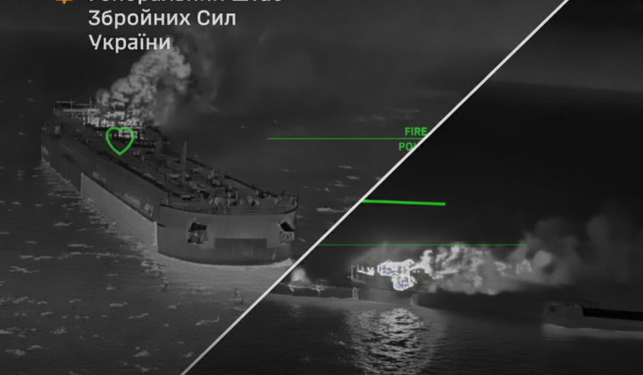 Nighttime strike in the Sea of Azov