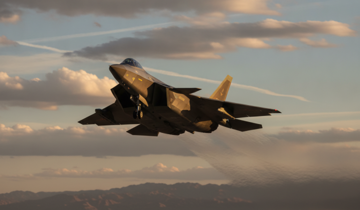 Американські винищувачі F-22 в аеропорту