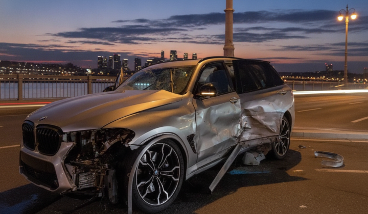 Аварія на мосту Патона: BMW і тролейбус