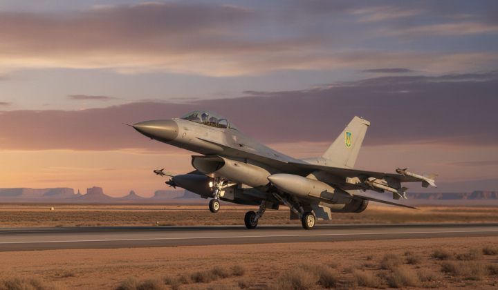 Pilot ejected from F-16 in Ukraine