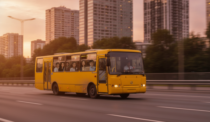 Fare in minibuses in Kyiv