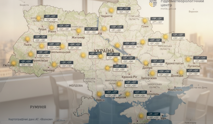 Warning of heat up to 38 degrees