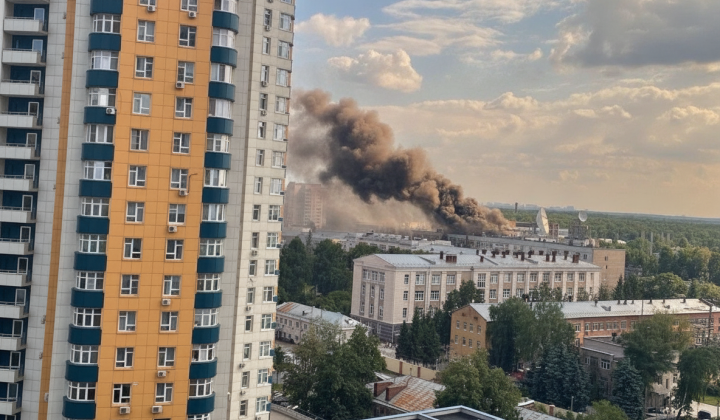 Fire at the Roscosmos institute