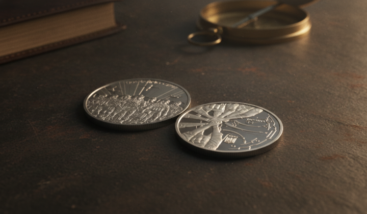 Two coins of Ukraine from 2025