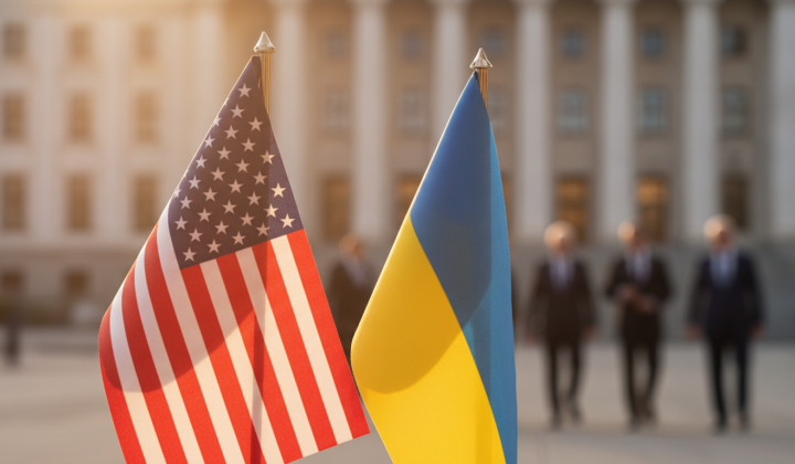 Прапор України без прапора США