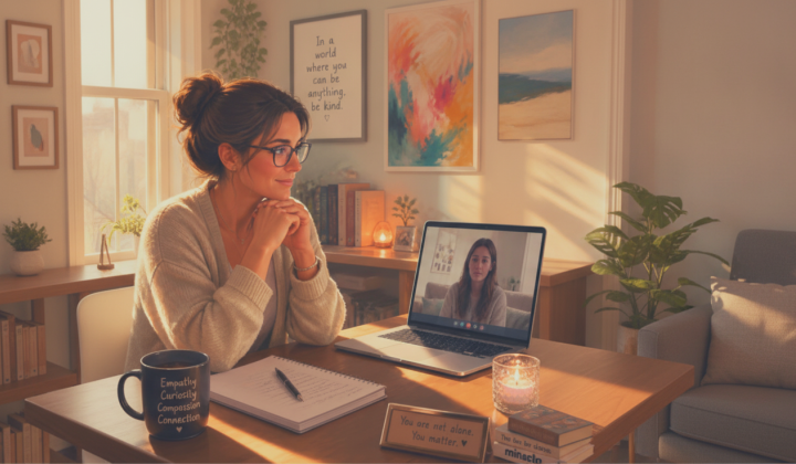Online psychologist consultations equated to in-person