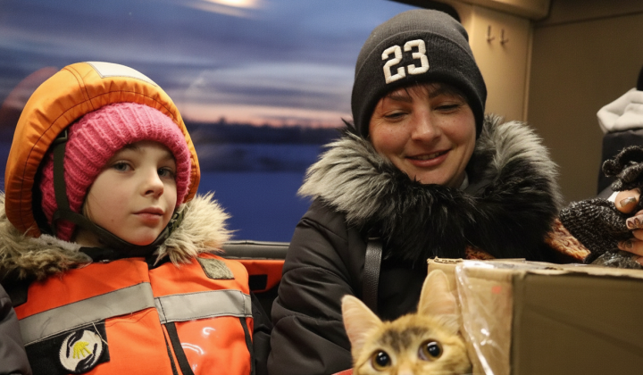 Evacuation of children in Dnipropetrovsk region
