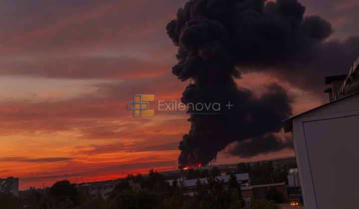 Defense drones strike oil refinery in Samara region
