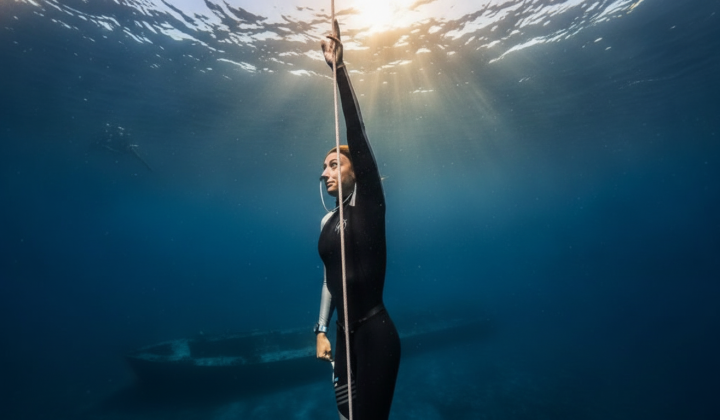 Sadurska with championship gold in freediving