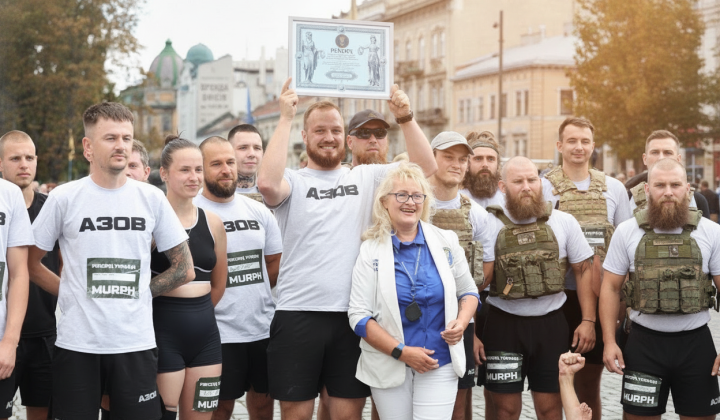Военные выполняют 'Murph' во Львове