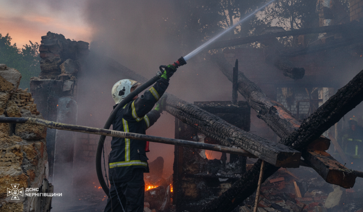 Attack of Russian troops on Chernihiv