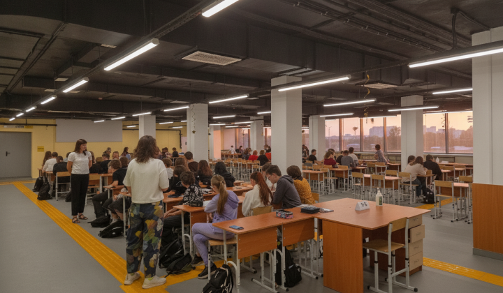 Students are returning to school