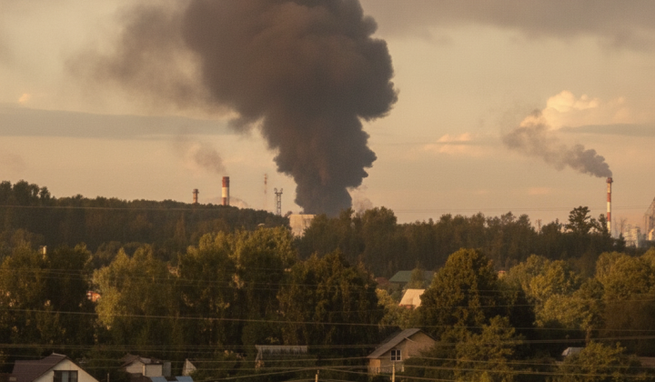 Arson of oil refineries in Russia