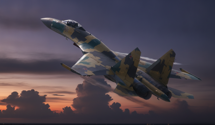 Collision of two Su-35S fighters in Kursk region