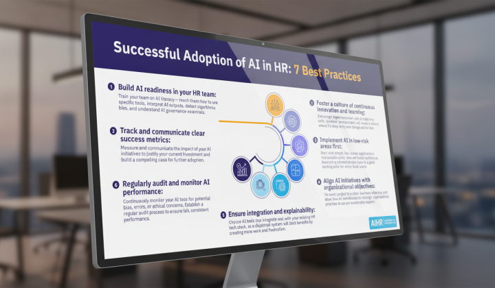 Artificial intelligence in office, staff training