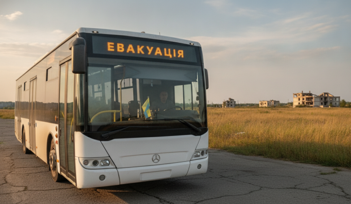 Evacuation of residents from villages Zoryane and Maljivske