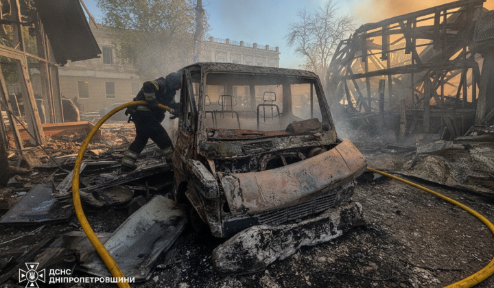 Consequences of Russian attack in Pavlohrad