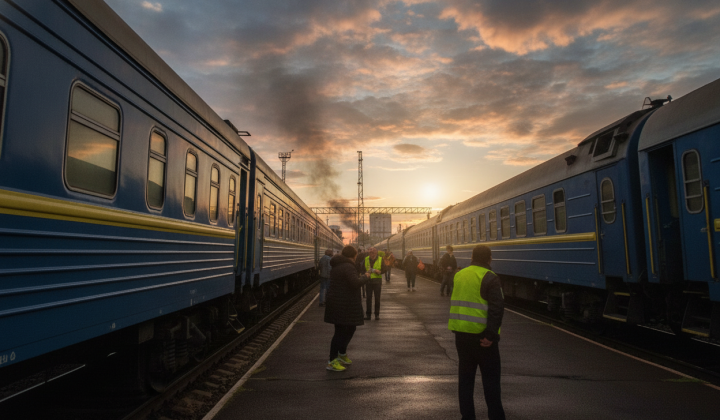 Локомотив на Волыни рядом с пунктом Ягодин