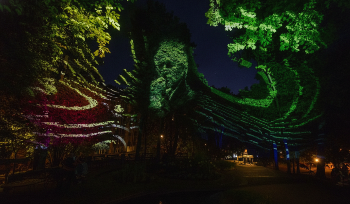Light and sound art installation for Ivan Vakarchuk