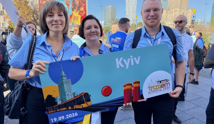 Kyivpastrans team at European Tram Driving Championship