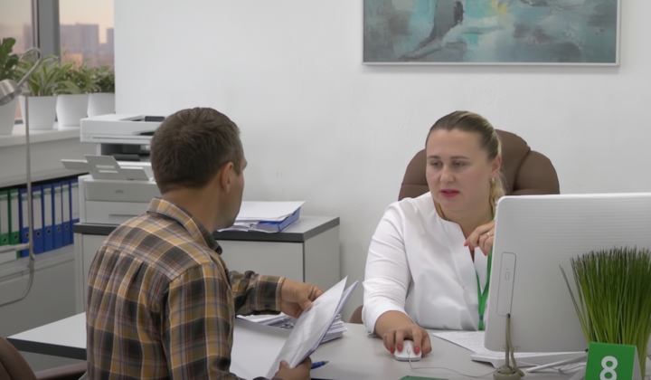 Pensioners undergo identification for pension payments