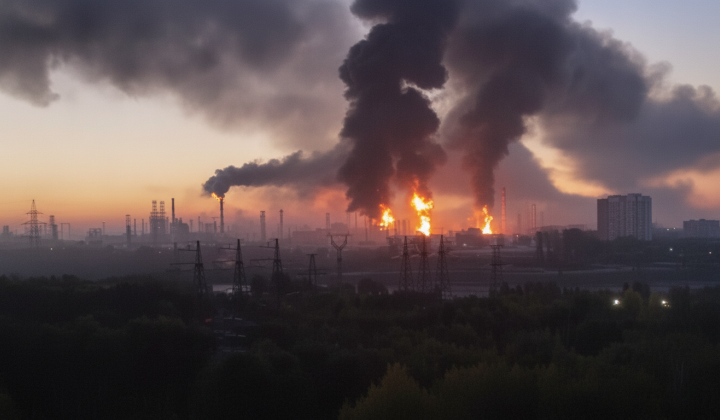 Московський нафтопереробний завод зупинив роботу після атаки дронів
