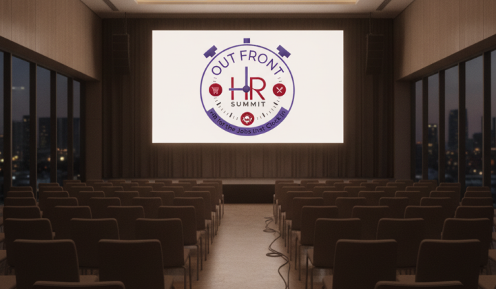 Логотип конференції Out Front HR