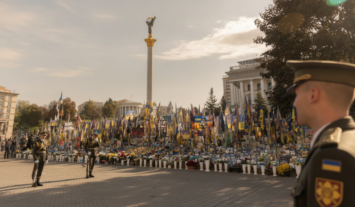 Зеленский и Меркель почтили погибших украинских воинов