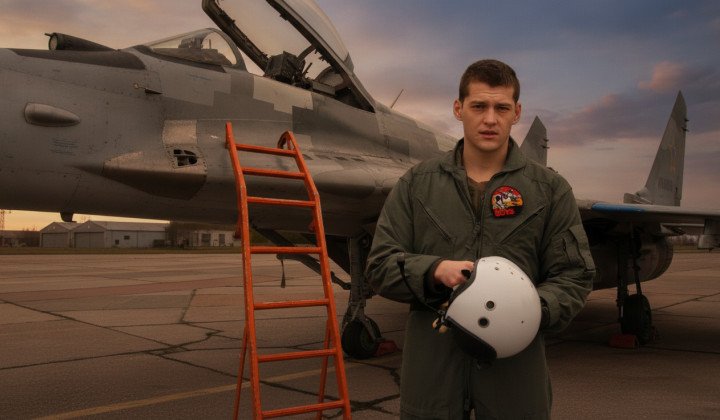Image of Marat Mambetov with the order