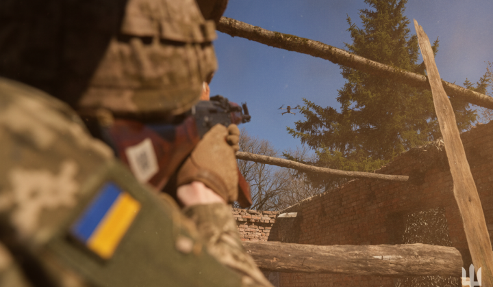 Photo of combat clash on the front