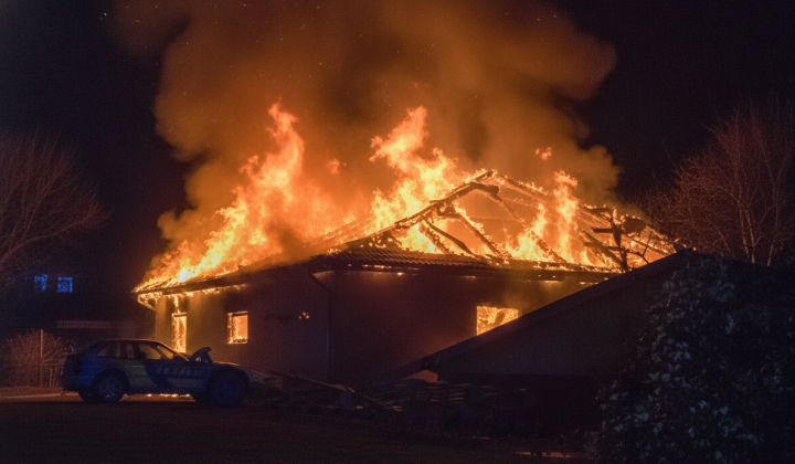 Fire in Murovane, man injured