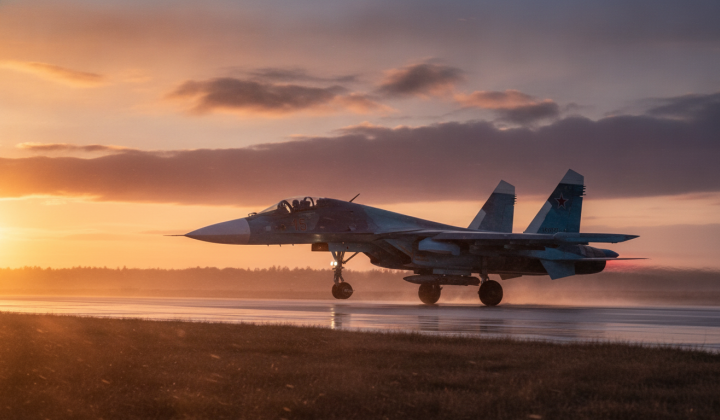 Атака на літаки Су-34М в аеродромі