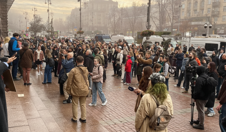 Протест на Хрещатику за збереження зелених зон