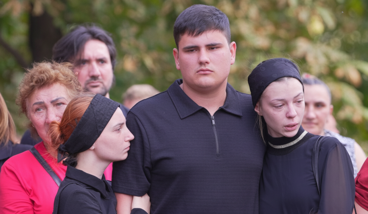 Farewell to five children of the Voronov family in Radushne