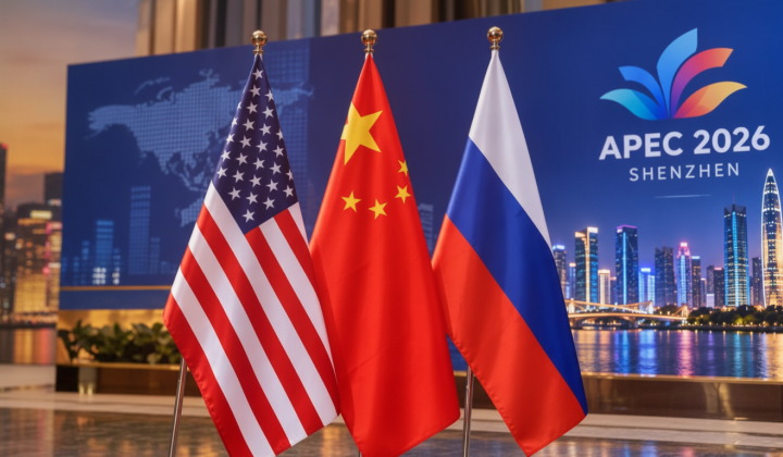 Leaders of Russia, USA, and China at APEC summit in Shenzhen