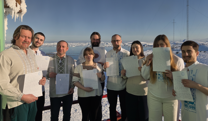 Ukrainian Researchers at Vernadsky Station and Noosphere Vessel Join 2026 National Radio Dictation
