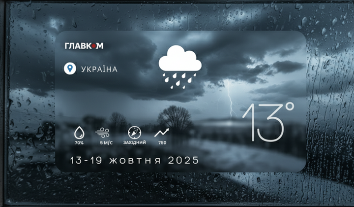 Прогноз погоды на неделю 13–19 октября 2025