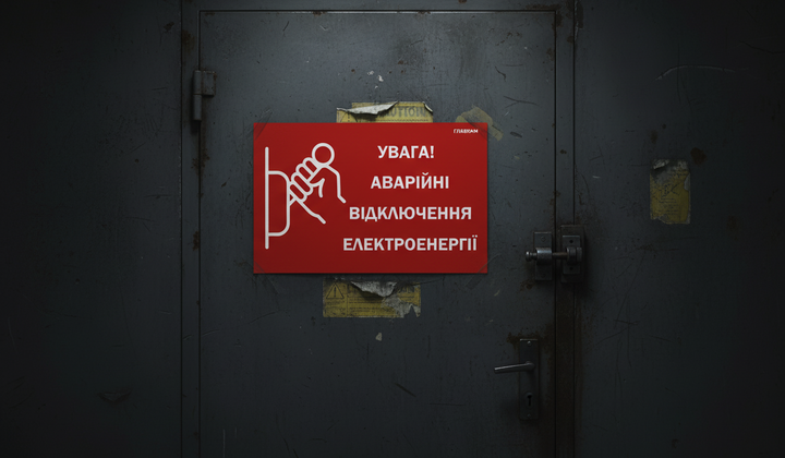 Схема аварійних відключень світла областей
