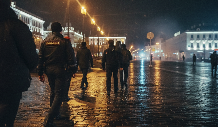 Затримання вуличного гурту в Петербурзі