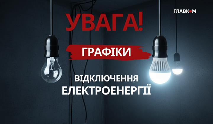 Графік відключення світла в Україні