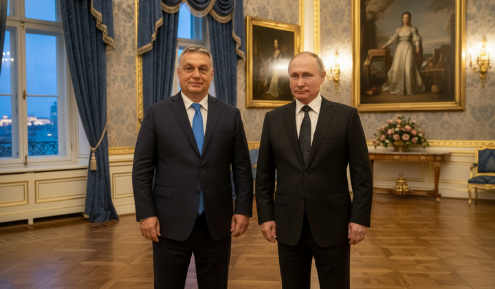 Виктор Орбан выступает на пресс-конференции