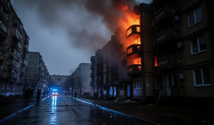 Пожар в доме для пожилых людей